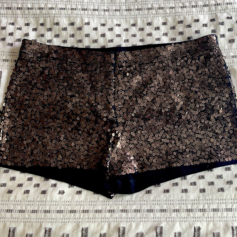 Express sequin shorts